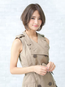 大人女子のショートヘア